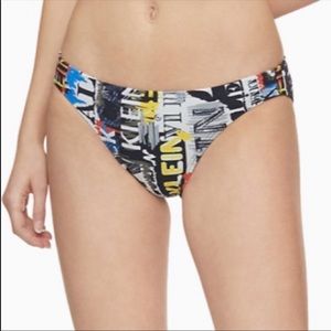 Calvin Klein Graffiti print bikini bottoms Size small